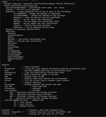 certutilコマンド 一覧: 暗号化とデジタル証明書の世界を探る